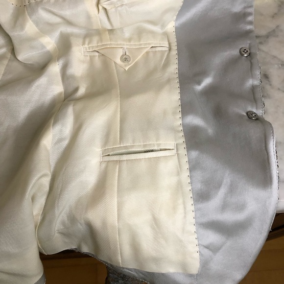 DRYKORN for beautiful people Sequined Fitted Luxury Tailored Jacket - Picture 15 of 16